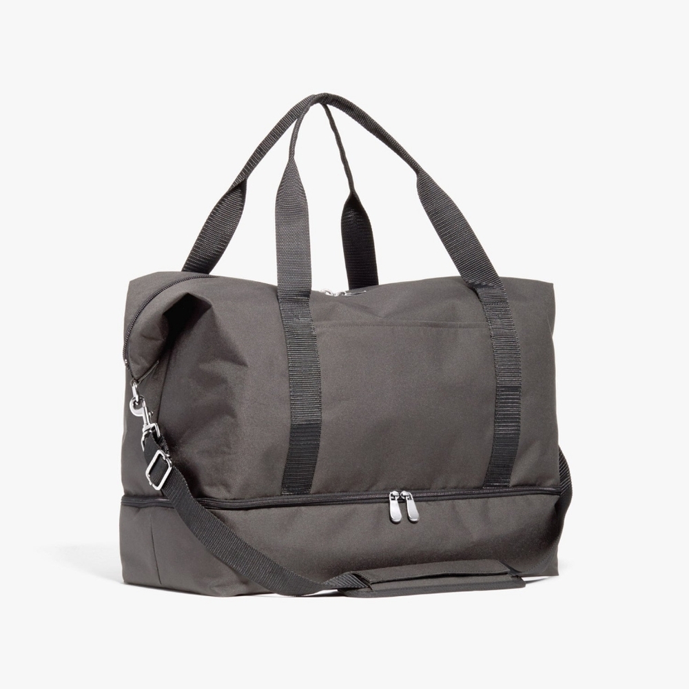 Lo & Sons Catalina Deluxe Weekender Travel Bag - Small Grey Recycled Poly